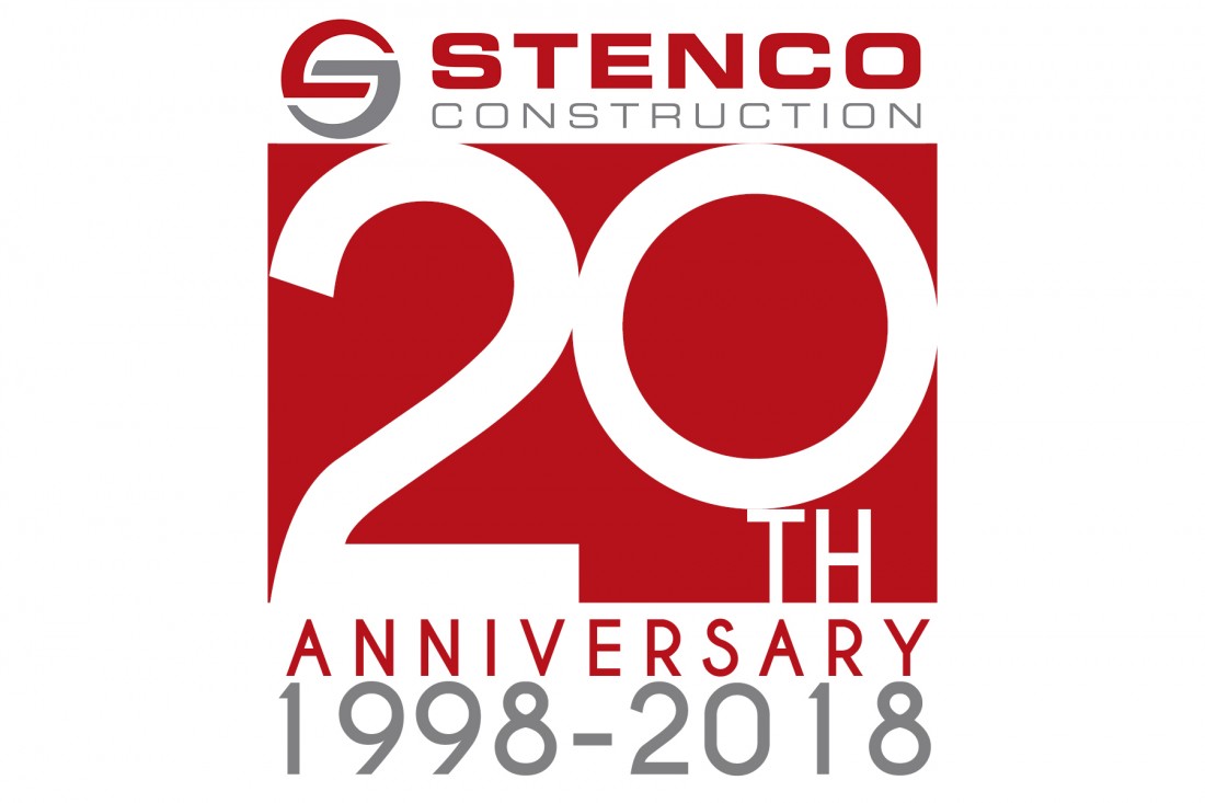 Stenco Construction celebrates its 20th Anniversary