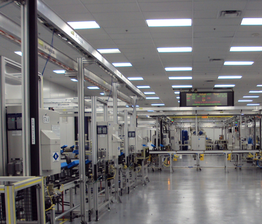 Ford Livonia Transmission Plant: Valve Body Assembly Clean Room - Manufacturing Project Highlights from Stenco Construction - trans